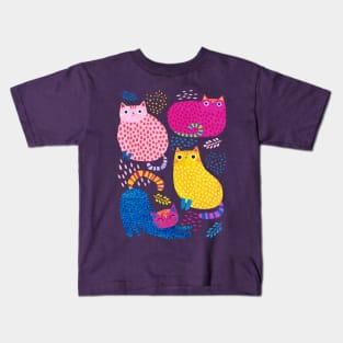 Colourful Kitties Kids T-Shirt